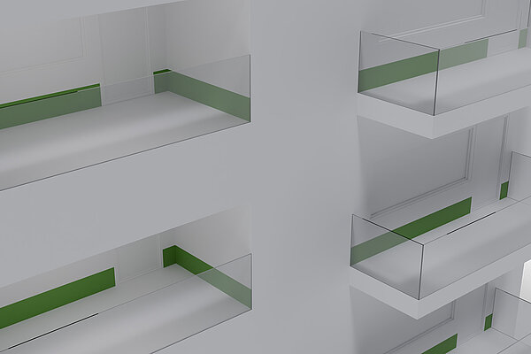 Sockel bei Loggien und Balkonen